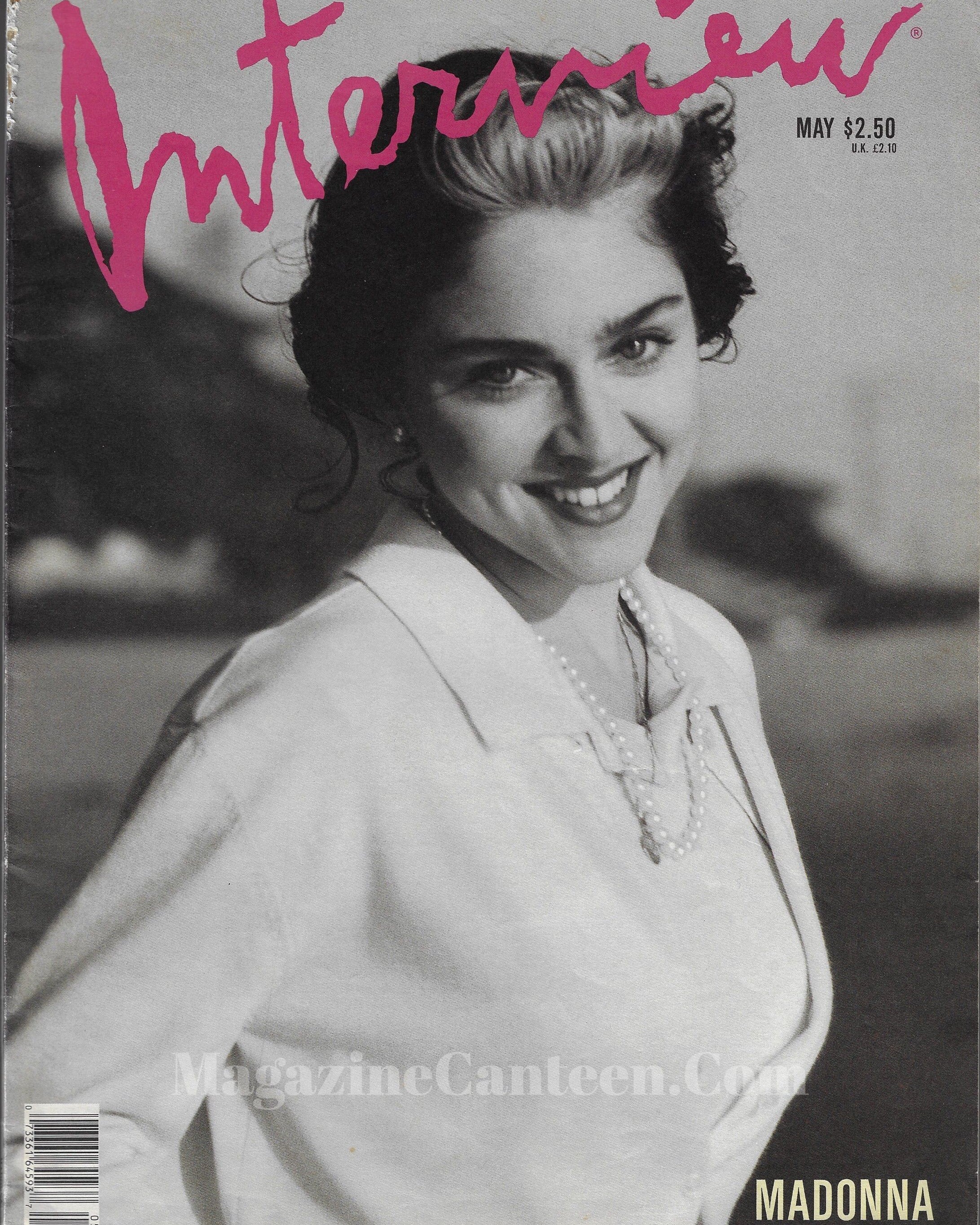 Interview Magazine - Madonna 1989