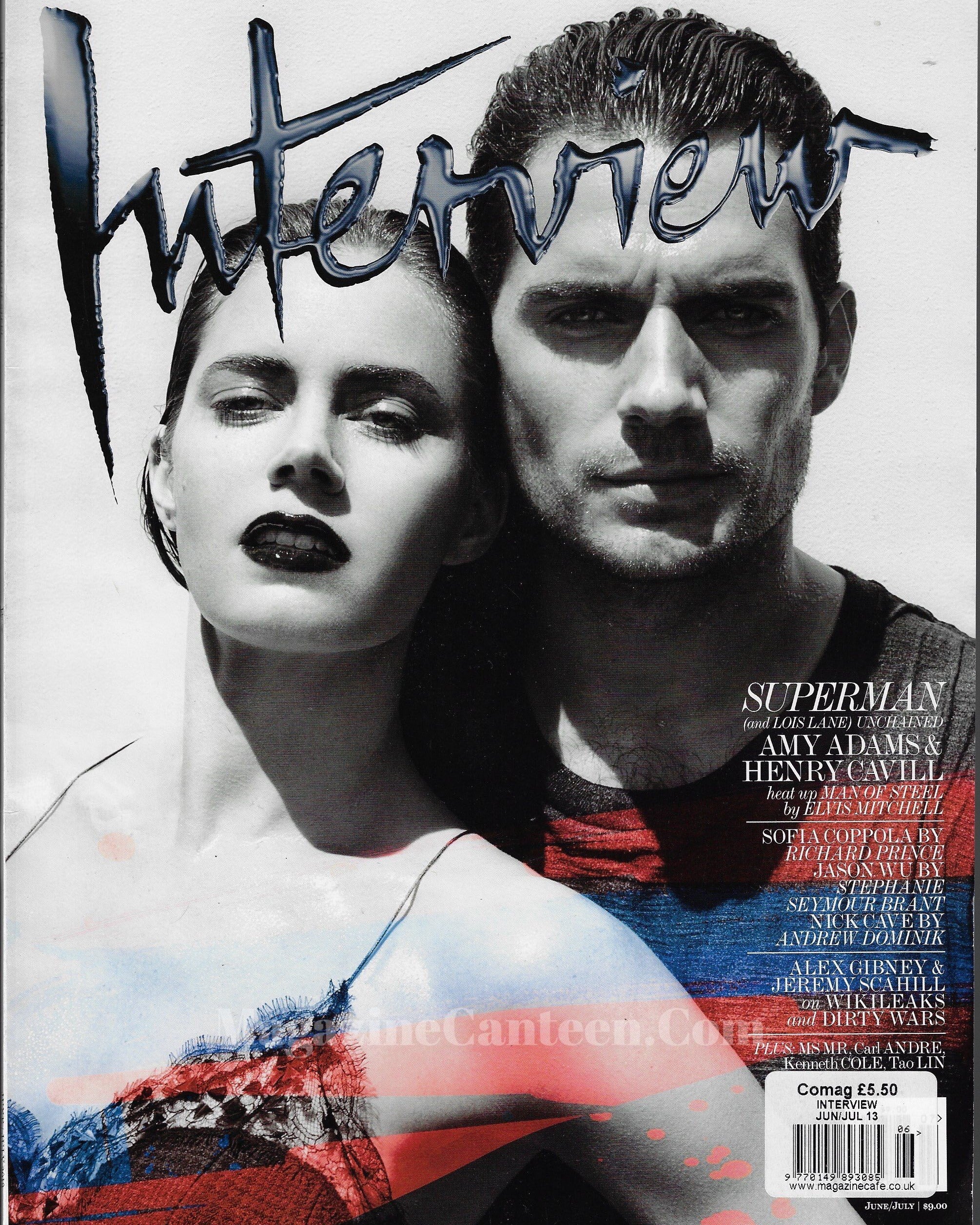 Interview Magazine - Amy Adams & Henry Cavill