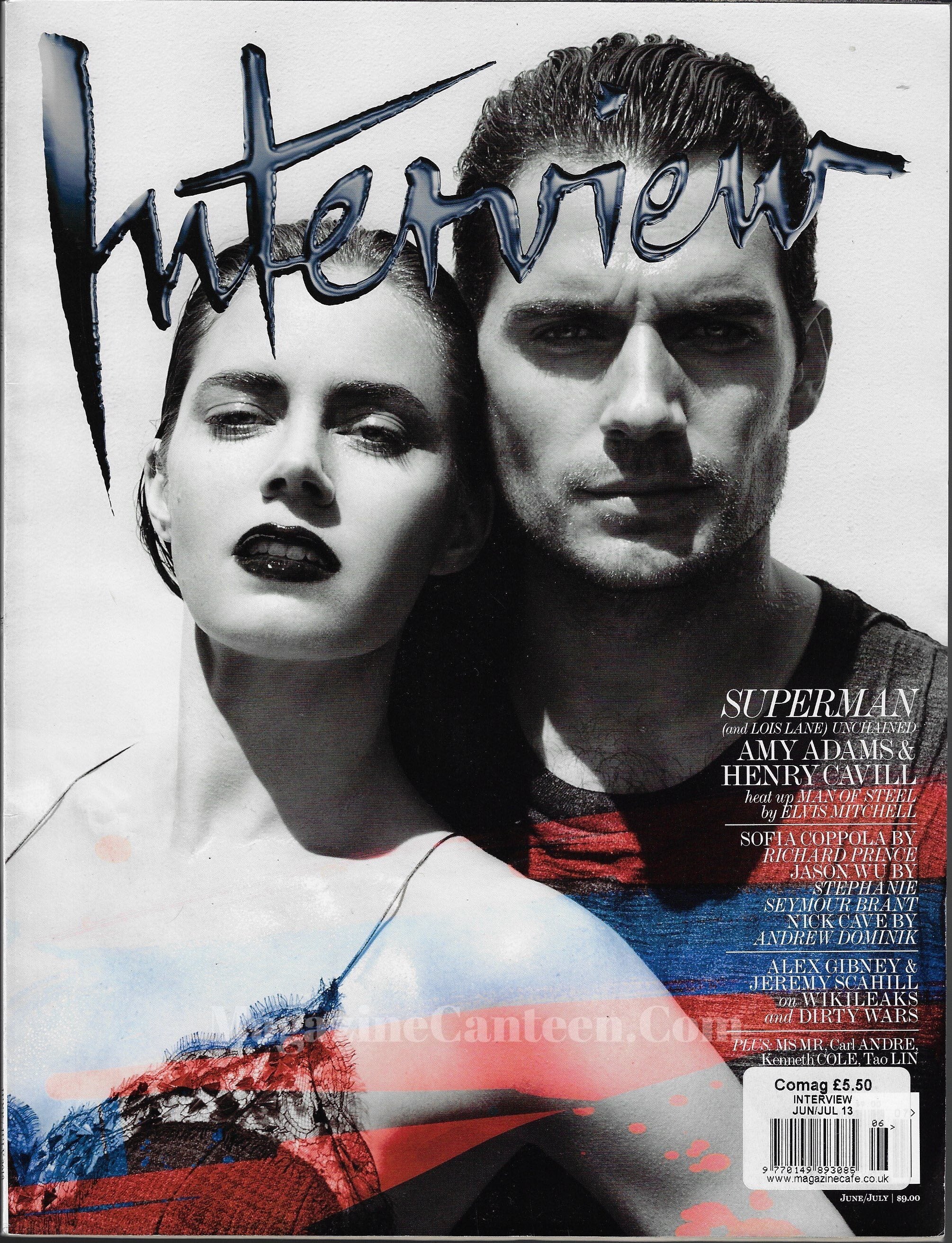 Interview Magazine - Amy Adams & Henry Cavill