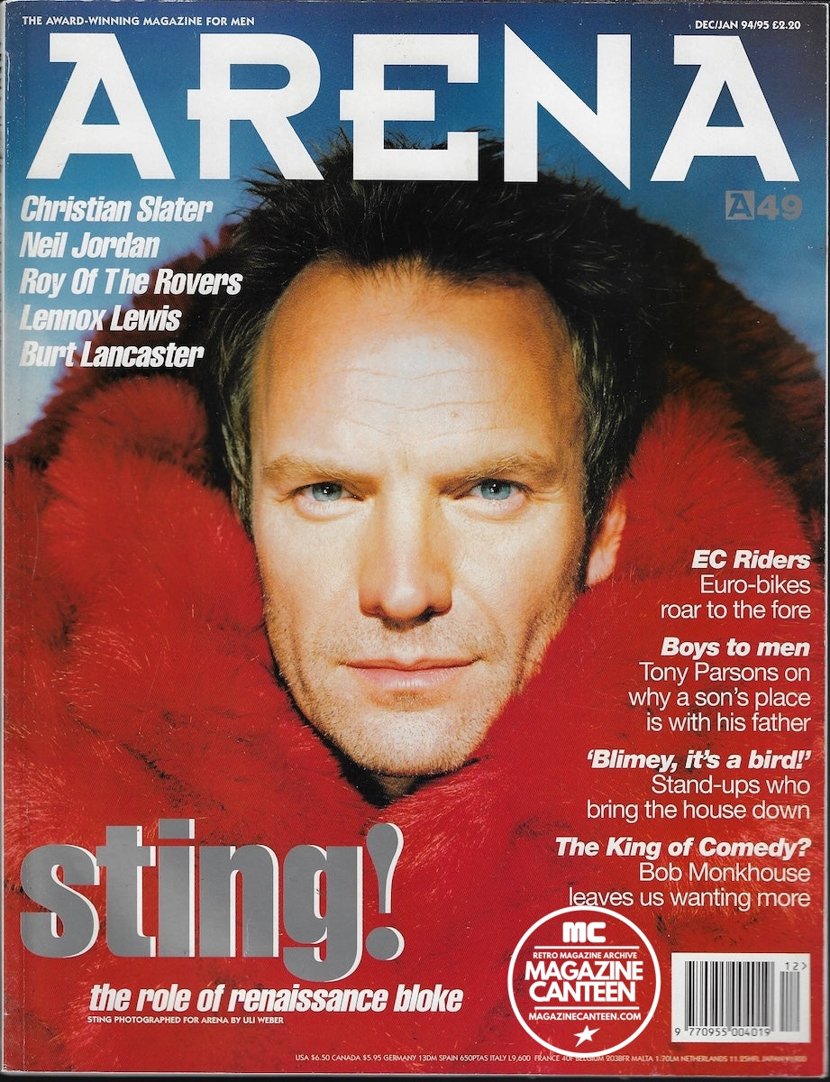 Arena Magazine - STING Bob Monkhouse LENNOX LEWIS SJ Parker