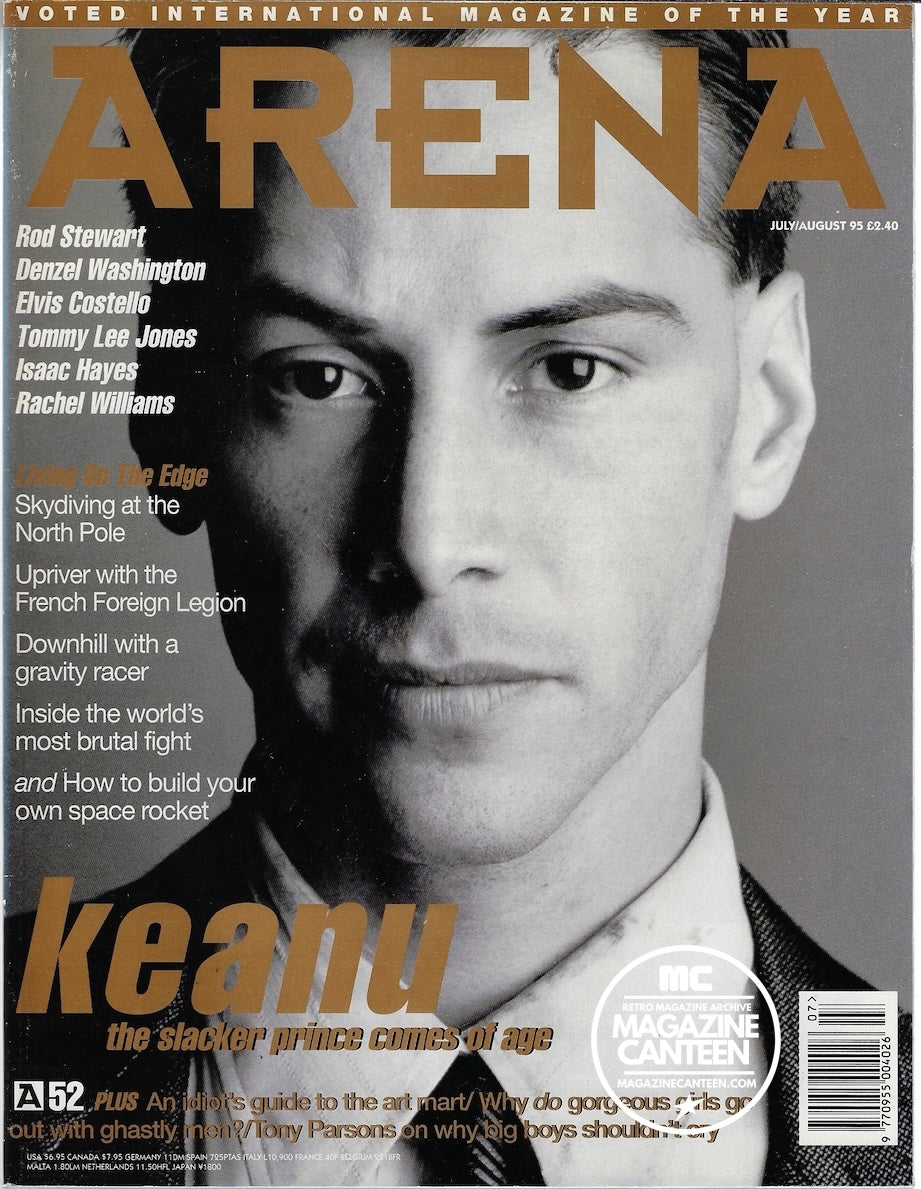 Arena Magazine - KEANU REEVES Rachel Williams ELVIS COSTELLO Rod Stewart