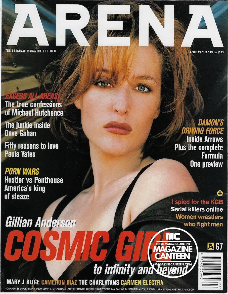 Arena Magazine - Gillian Anderson MICHAEL HUTCHENCE Dave Gahan CHARLATANS