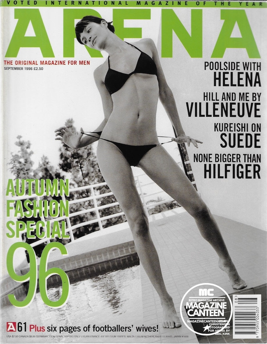 Arena Magazine - Helena Christensen JUDE LAW Mark Vanderloo SUEDE
