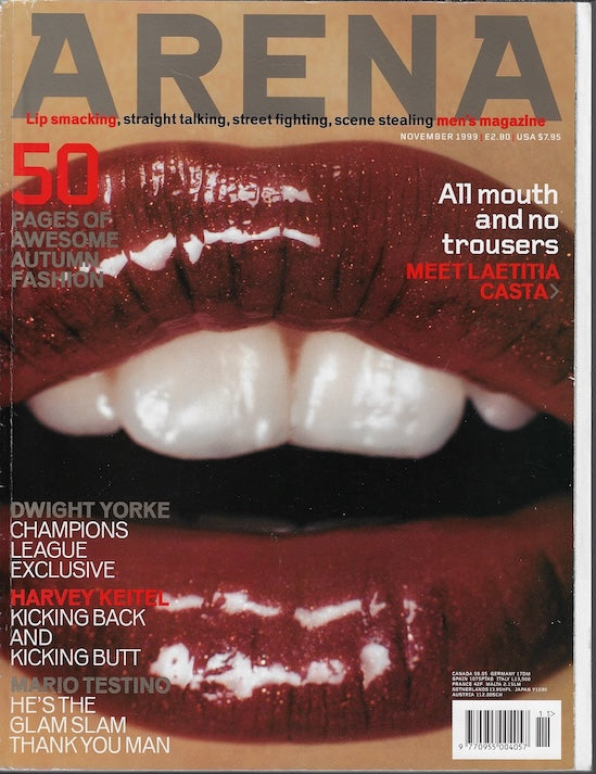 Arena Magazine - Laetitia Casta RIO FERDINAND Dave Courtney