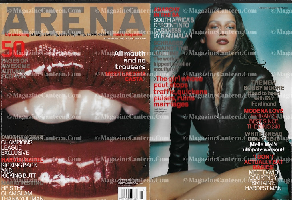 Arena Magazine - Laetitia Casta RIO FERDINAND Dave Courtney