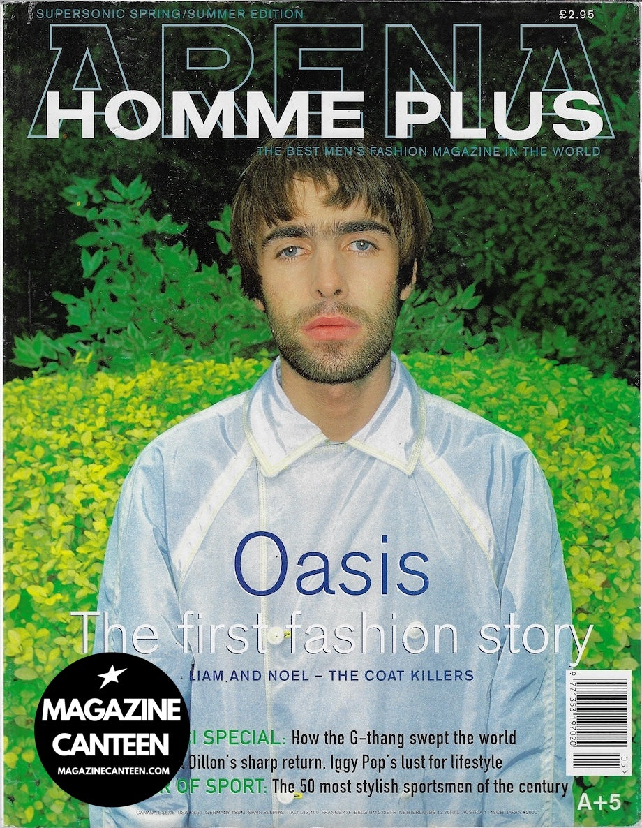 Arena Homme Magazine 5 - Liam Gallagher OASIS Mario Testino IGGY POP