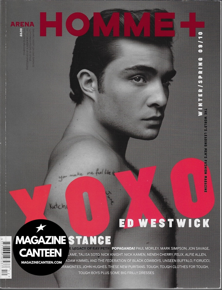 Arena Homme Magazine 32 - Ed Westwick ALASDAIR MCLELLEN Buffalo JUDY BLAME