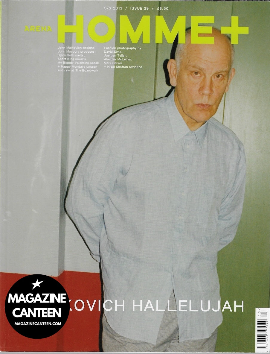 Arena Homme Magazine 39 - John Malkovich BLONDEY MCCOY Simon Clark