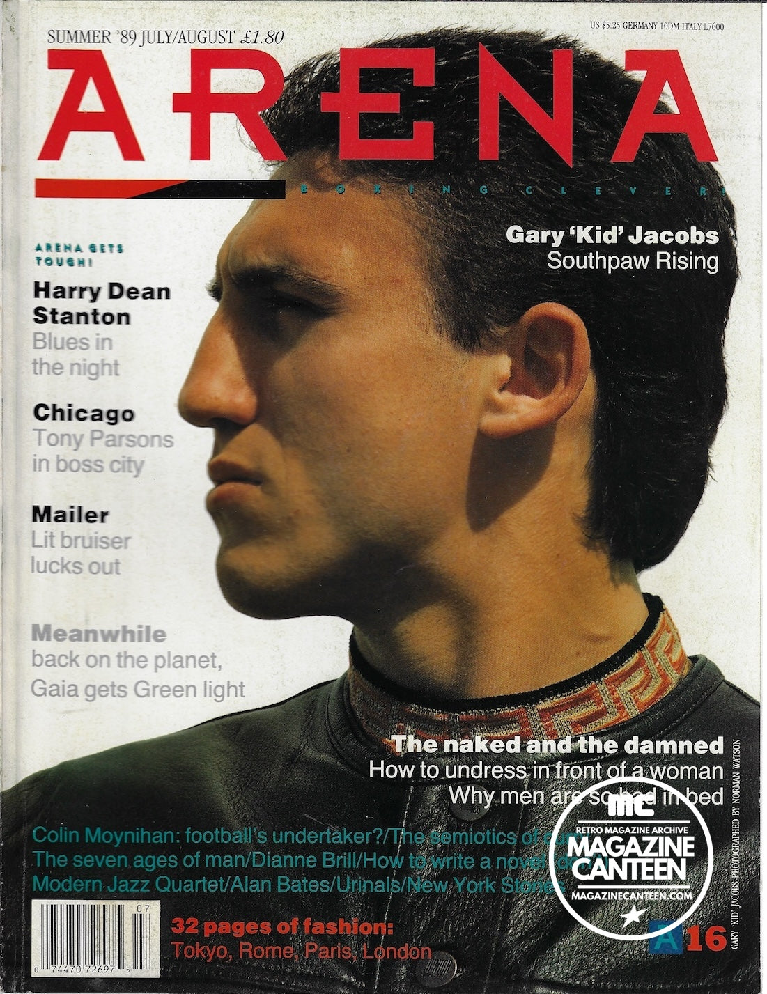 Arena Magazine - Gary Jacobs HARRY DEAN STANTON Norman Watson