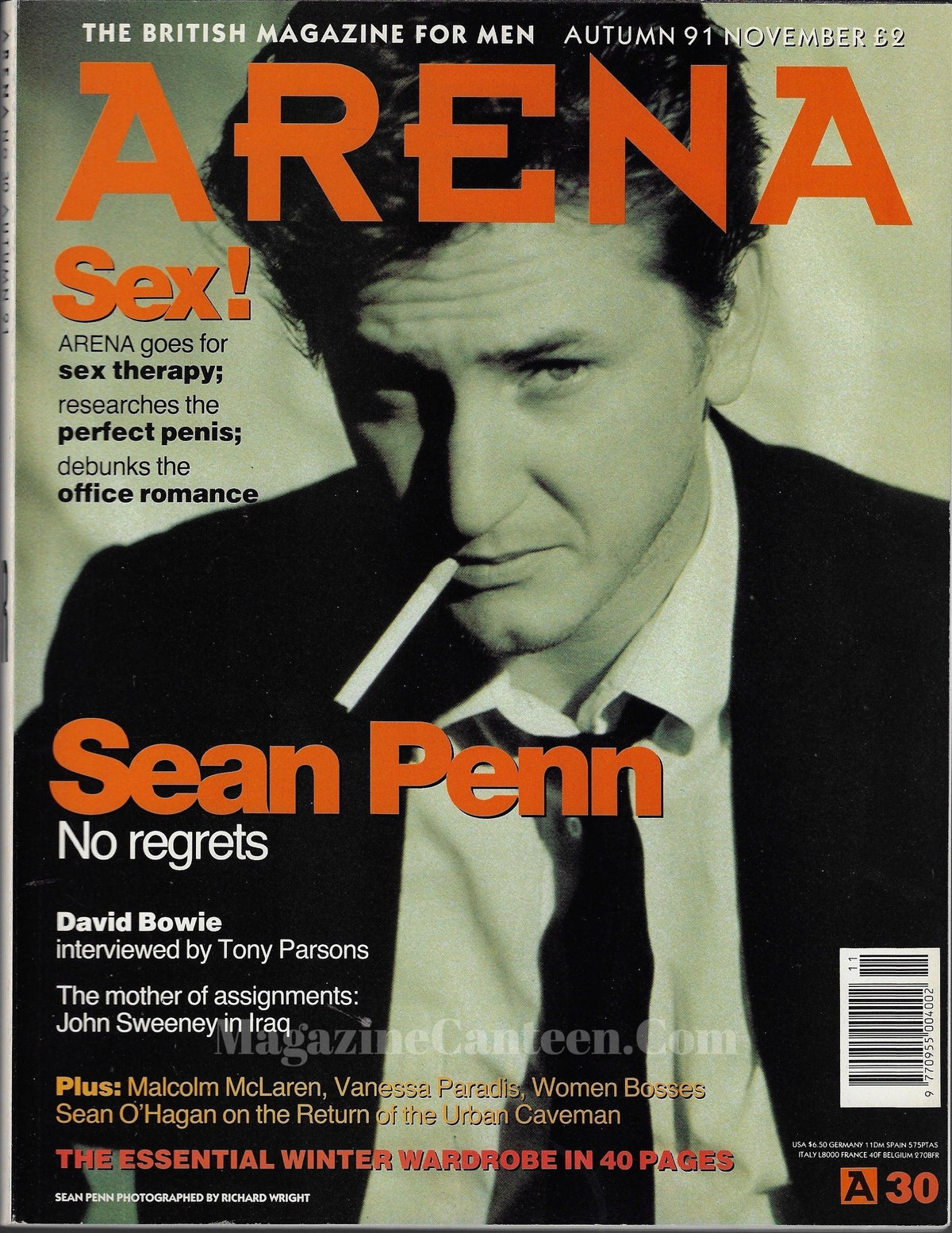 Arena Magazine 30 - Sean Penn – magazine canteen