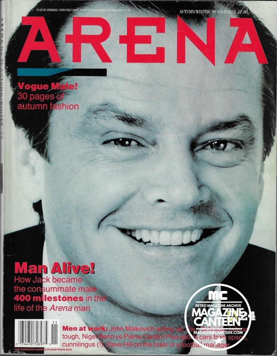 Arena Magazine - Jack Nicholson JOHN MALKOVICH Pierre Cardin