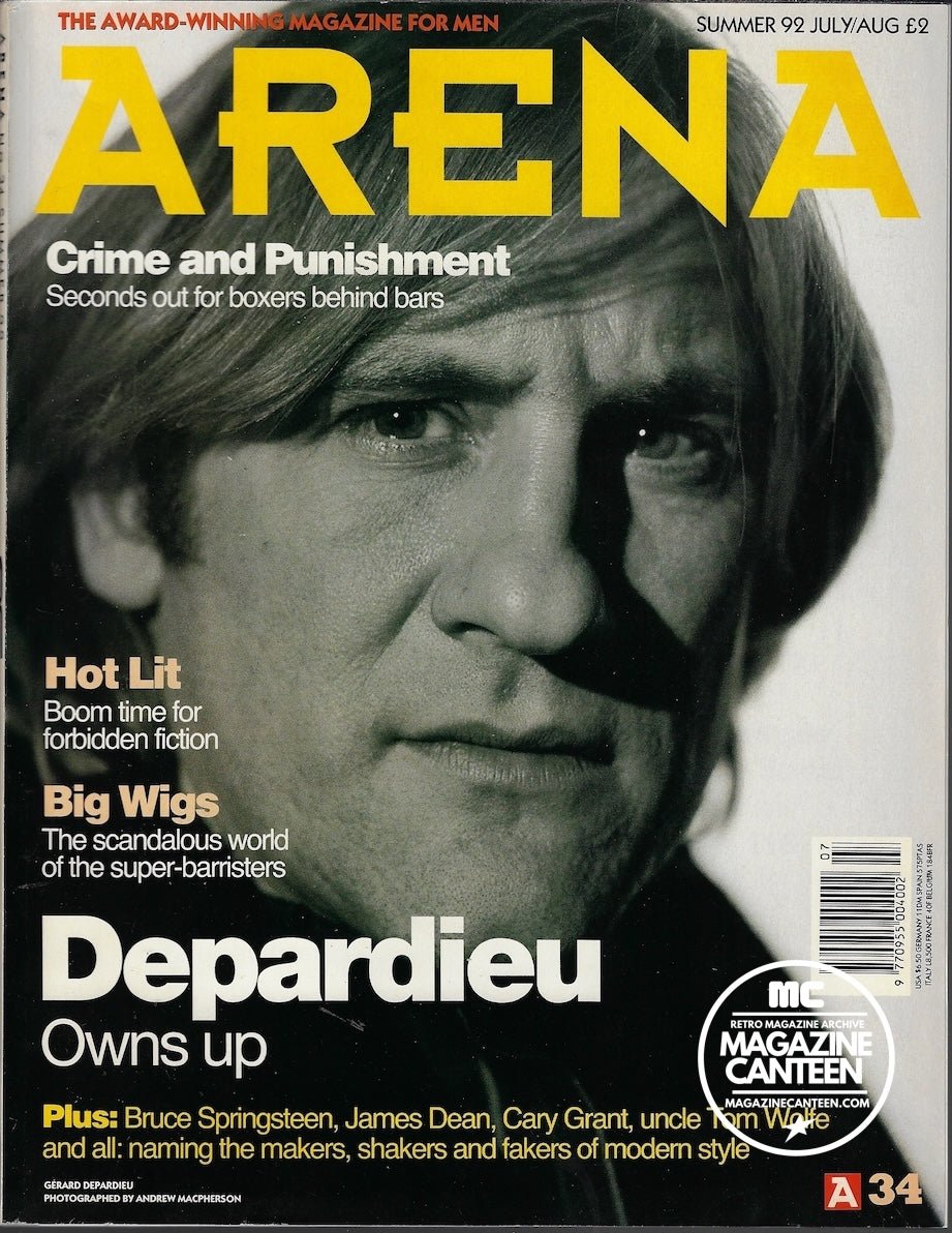 Arena Magazine - GERARD DEPARDIEU Ellen Von Unwerth Scott Crolla