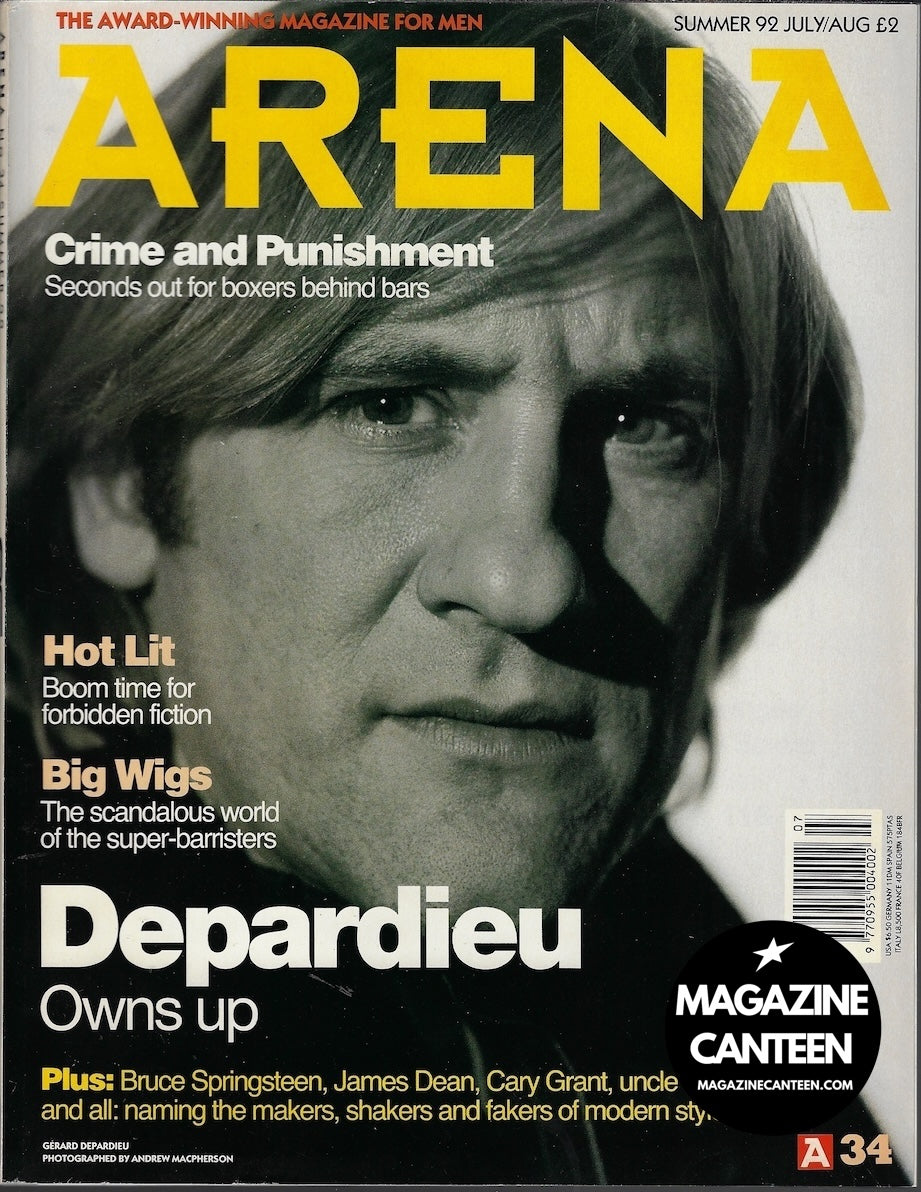 Arena Magazine - GERARD DEPARDIEU Ellen Von Unwerth Scott Crolla ...