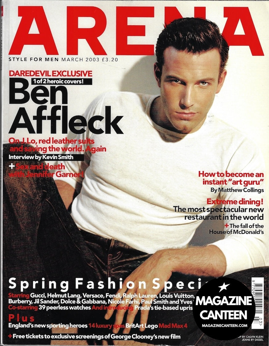 Arena Magazine - BEN AFFLECK Perry Ogden JENNIFER GARNER – magazine canteen
