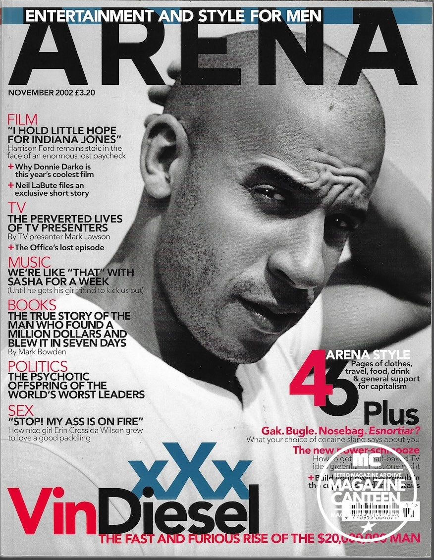 Arena Magazine - Vin Diesel JAKE GYLLENHAAL Platon Harrison Ford
