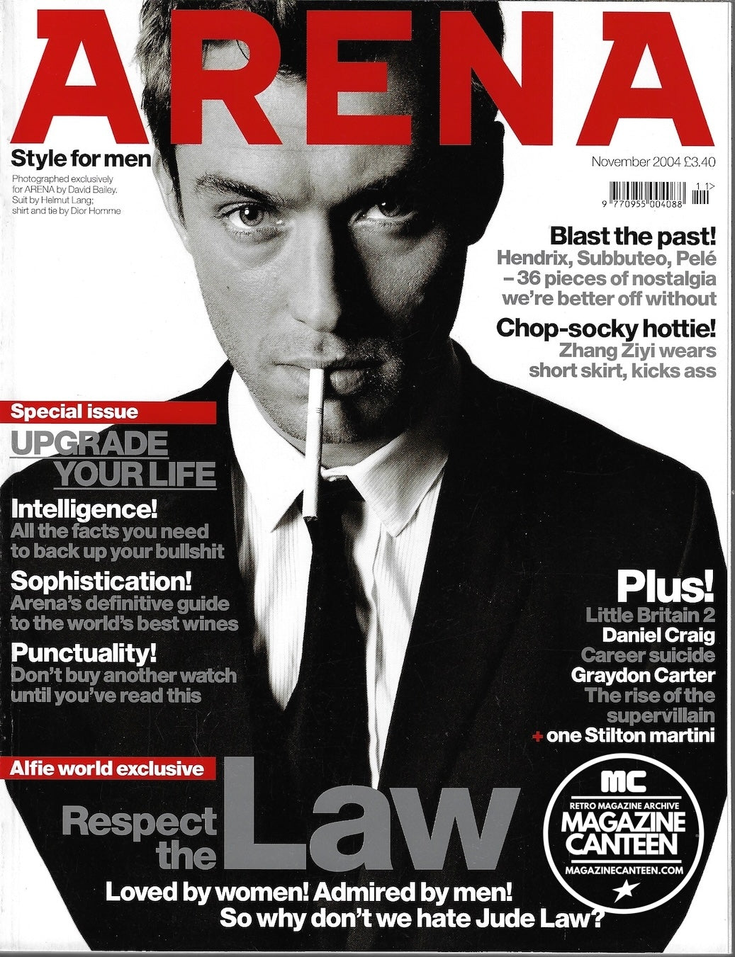 Arena Magazine - JUDE LAW David Bailey DANIEL CRAIG Ingrid P