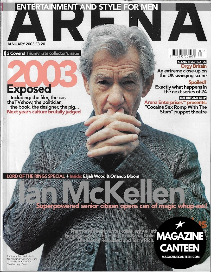Arena Magazine - Ian McKellen Lord Of The Rings – magazine canteen