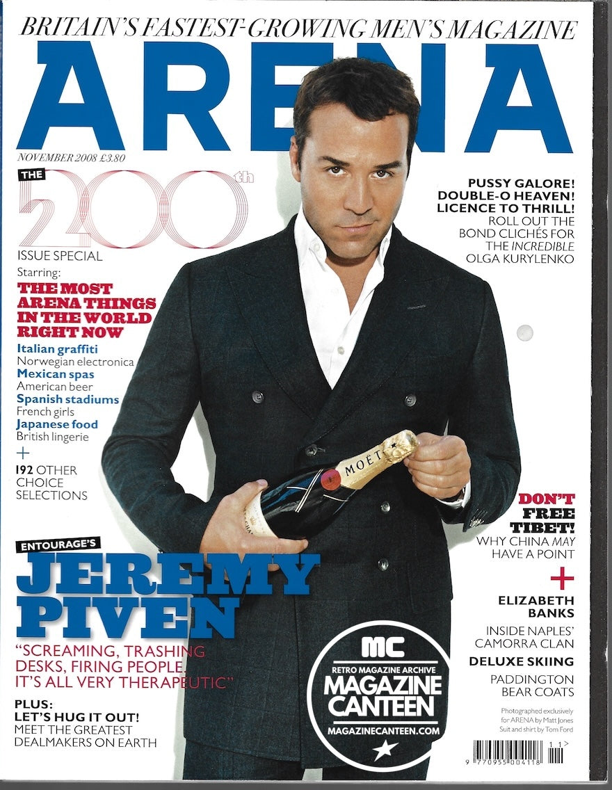 Arena Magazine - Jeremy Piven TYSON BALLOU Olga Kurylenko