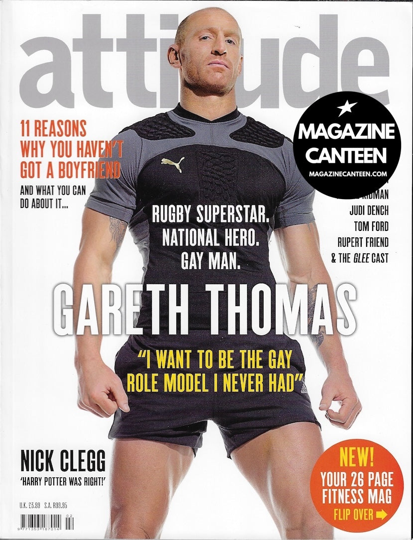 Attitude Magazine 188 - Gareth Thomas RUPERT FRIEND Tomasz Schafernaker
