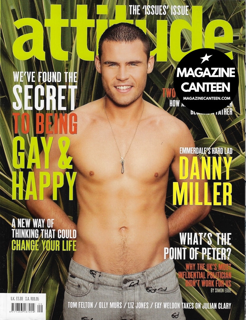 Attitude Magazine 196 - Danny Miller TOM FELTON Julian Clary