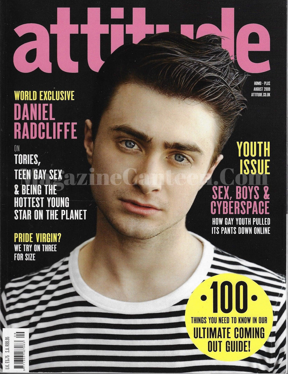 Attitude Magazine 182 - Daniel Radcliffe 2009 – magazine canteen
