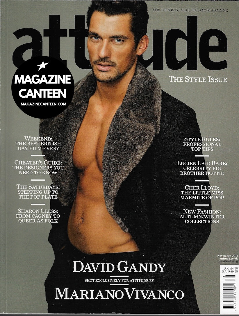 Attitude Magazine 211 - David Gandy TOM CULLEN Chris New 2011