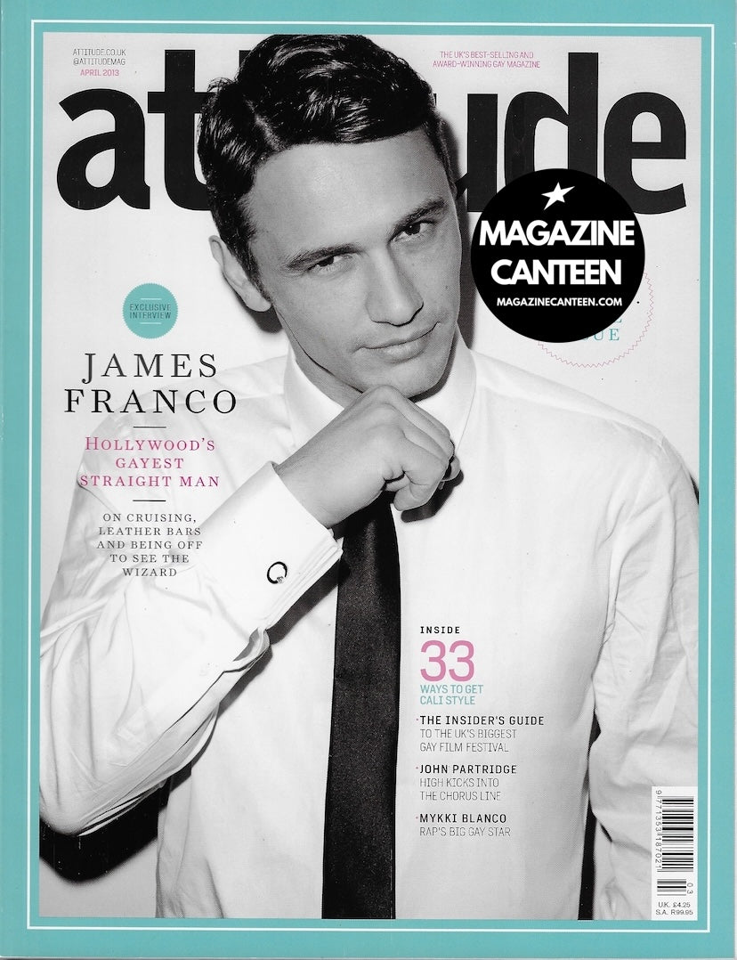 Attitude Magazine 229 - James Franco 2013 terry richardson