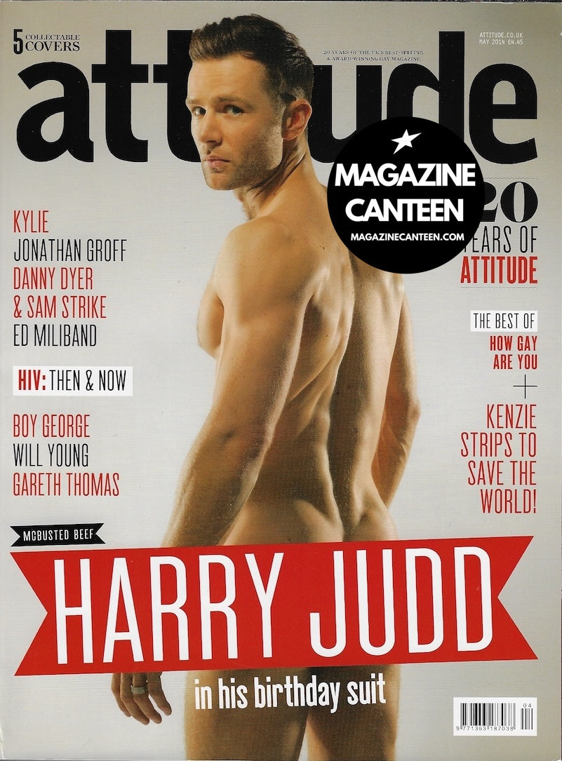 Attitude Magazine 243 - HARRY JUDD McFly 2014 NAKED