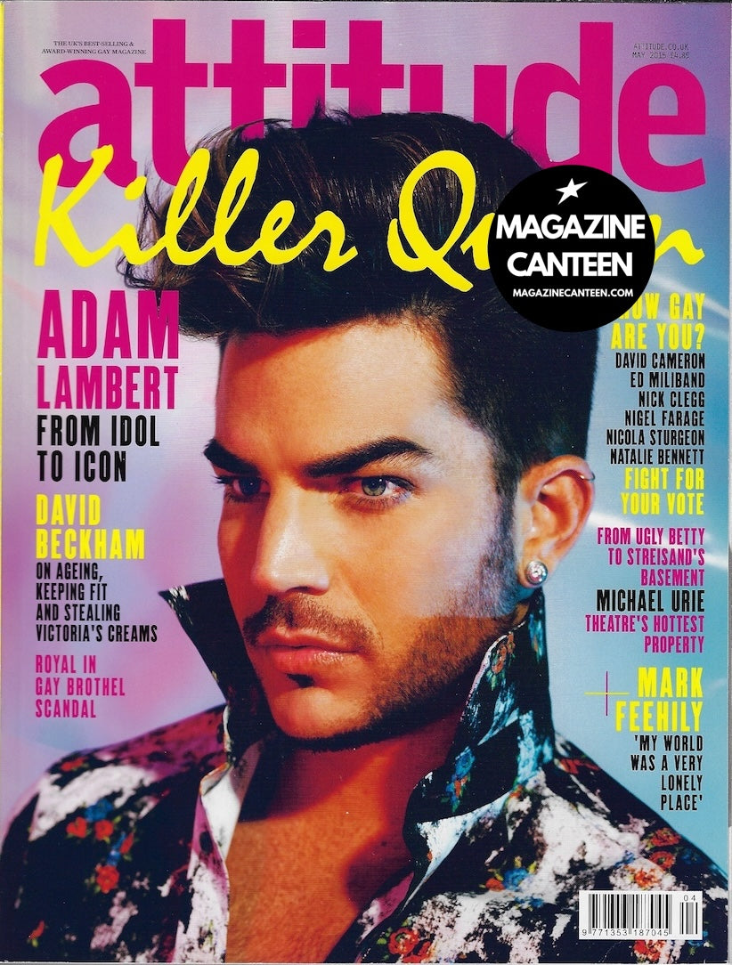 Attitude Magazine 256 - ADAM LAMBERT John Whaite 2015