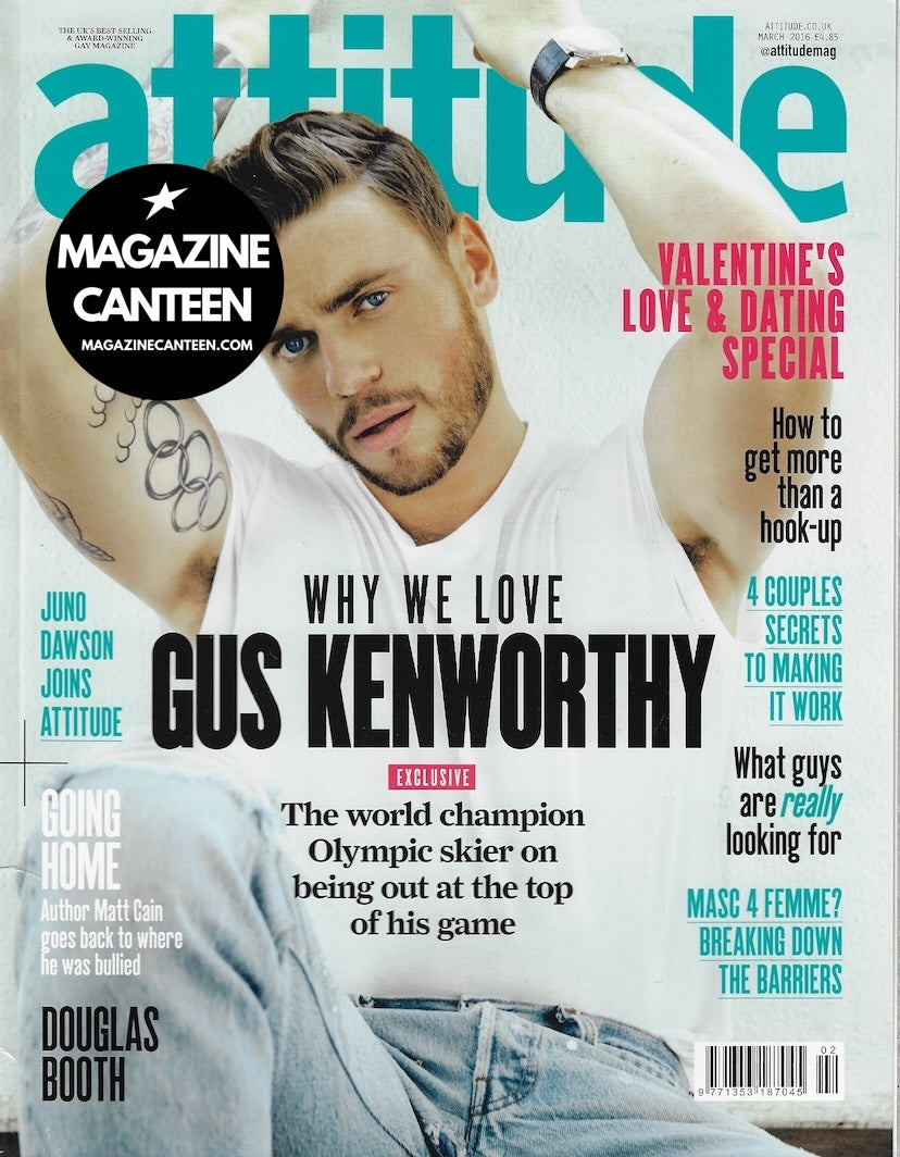 Attitude Magazine 267 - Gus Kenworthy 2016 – magazine canteen