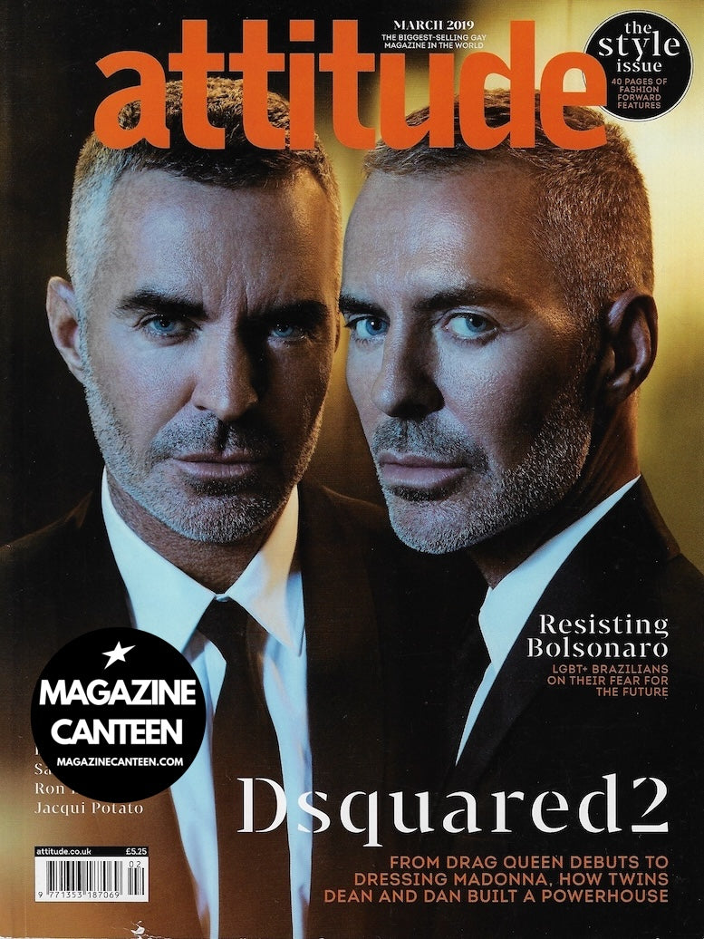Attitude Magazine 306 - Dsquared 2019 – magazine canteen