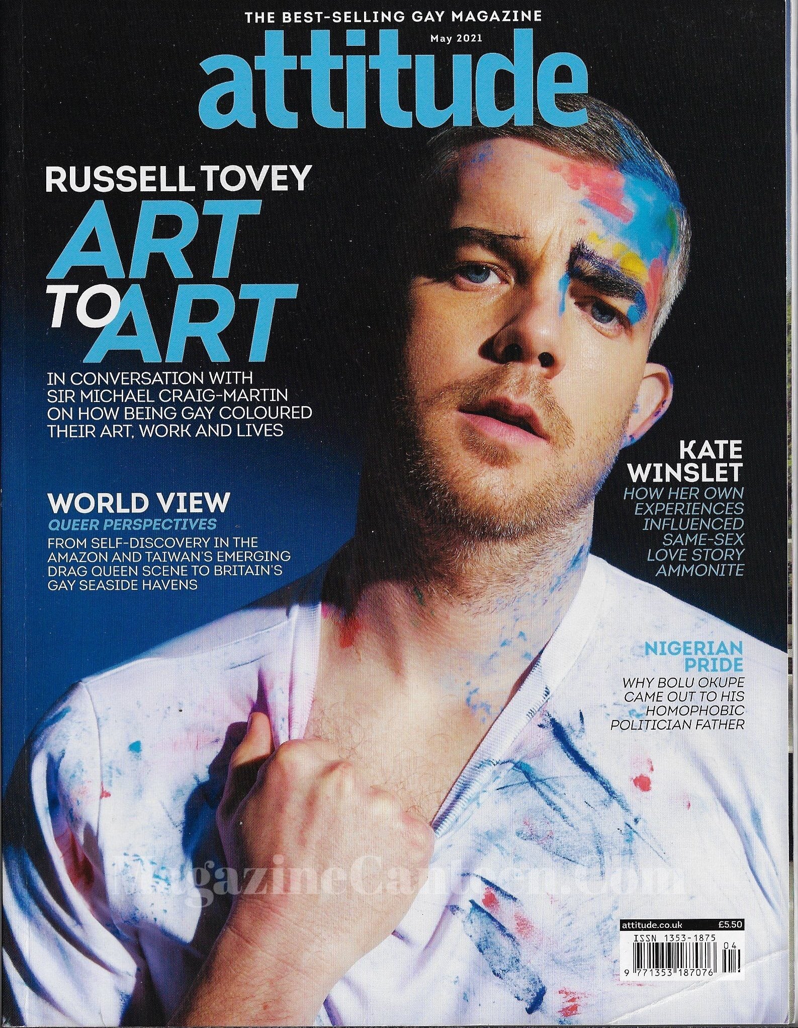 Attitude Magazine 334 - Russell Tovey 2021