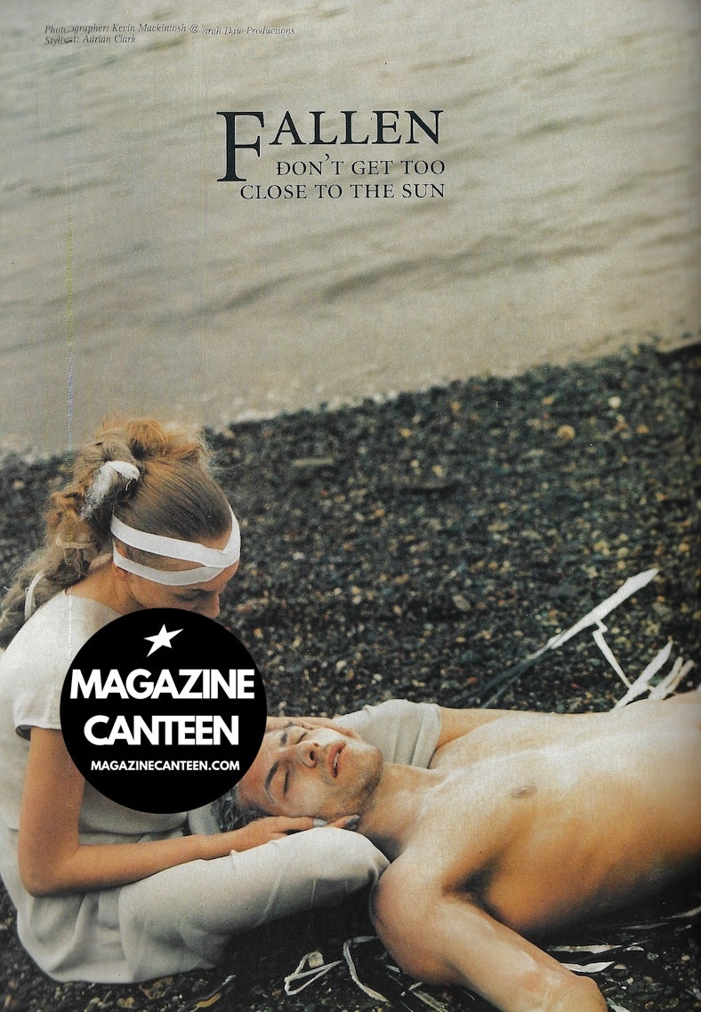 Attitude Magazine - JASON ZELICH Male Model JOANNE WALPOLE Fallen