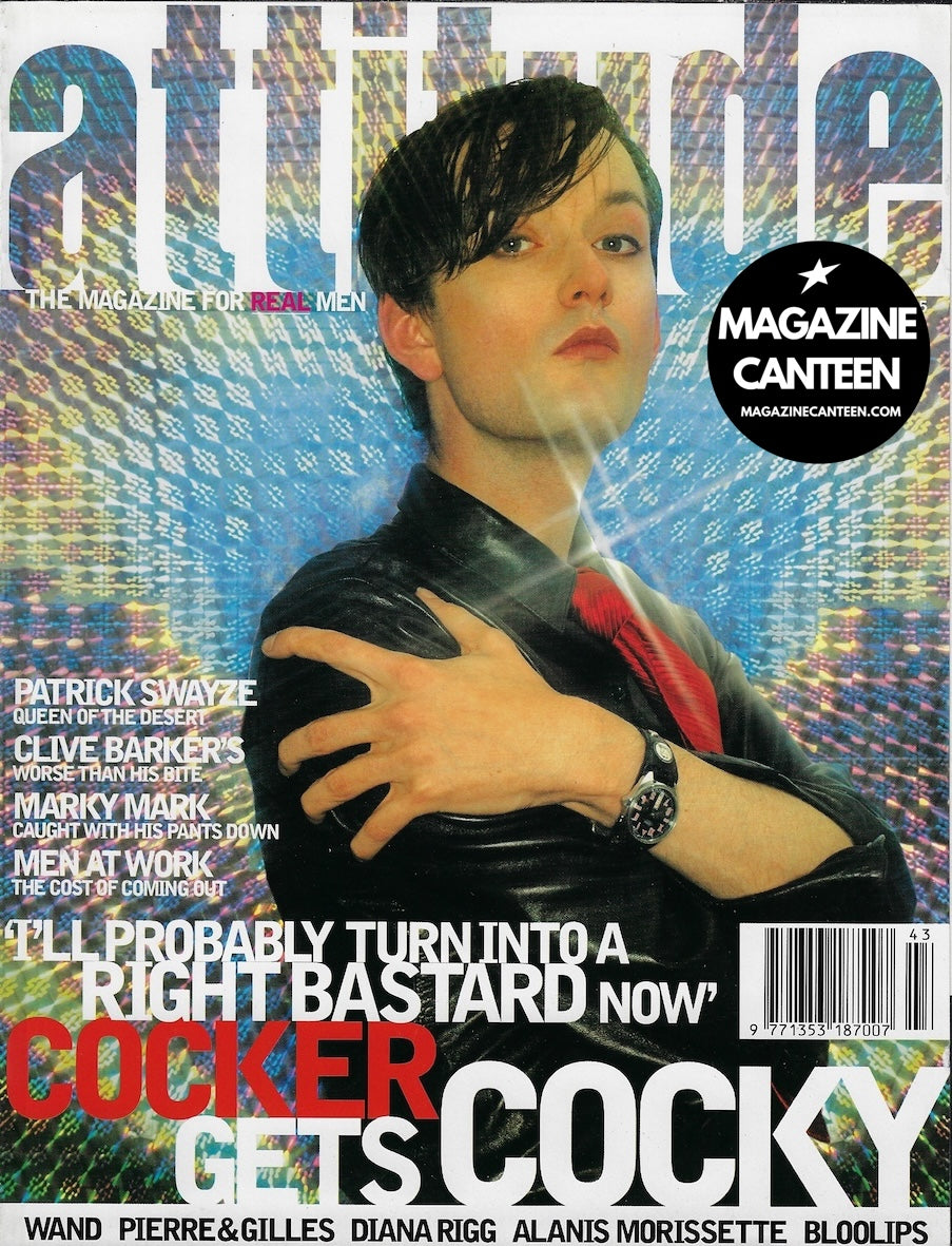 Attitude Magazine 19 - Jarvis Cocker PULP Mark Wahlberg CLIVE BARKER