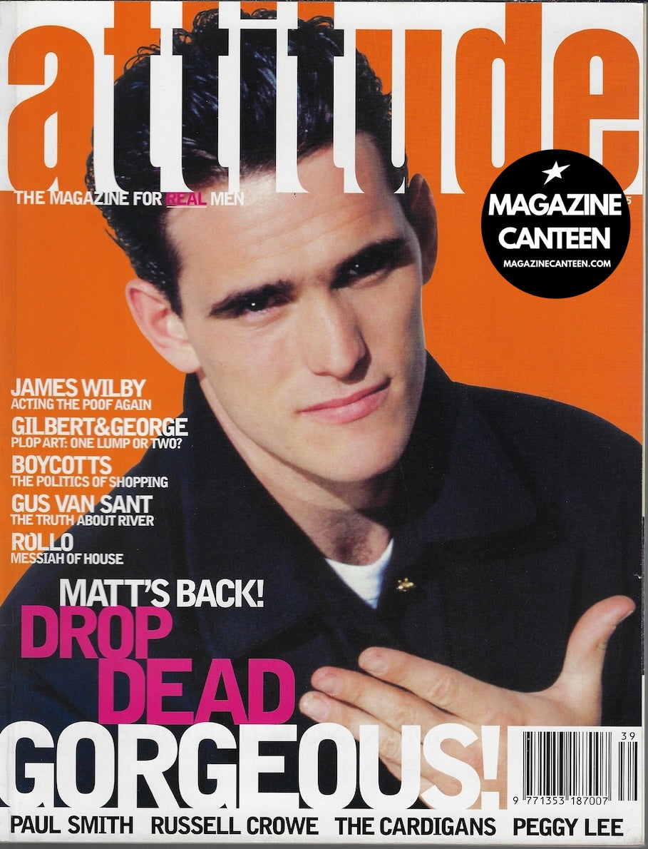Attitude Magazine 18 - Matt Dillon GILBERT & GEORGE Keith Mallos