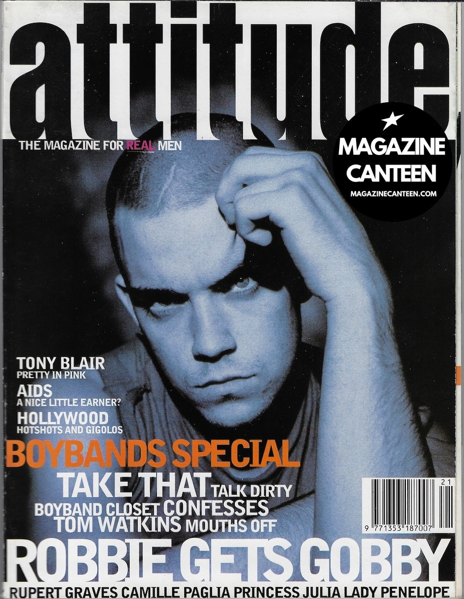 Attitude Magazine 14 - Robbie Williams TAKE THAT Rupert Graves TONY WARD