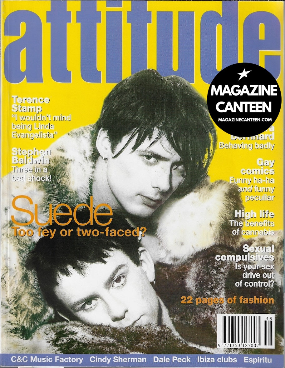 Attitude Magazine - SUEDE Brett Anderson JAMES GOODING Paul Sculfor