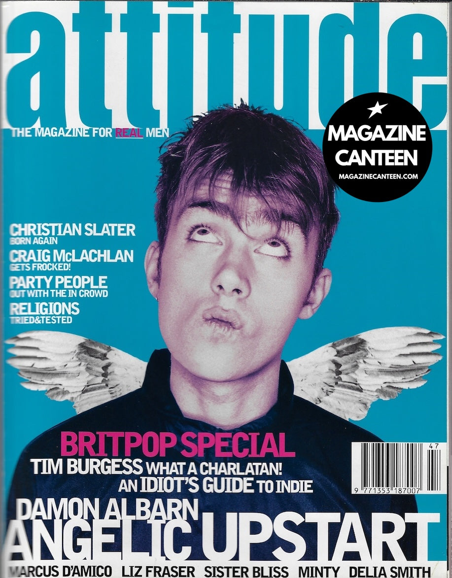 Attitude Magazine - Damon Albarn BLUR Christian Slater CRAIG MCLACHLAN