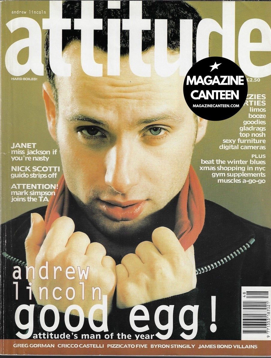 Attitude Magazine - Andrew Lincoln NICK SCOTTI Janet Jackson