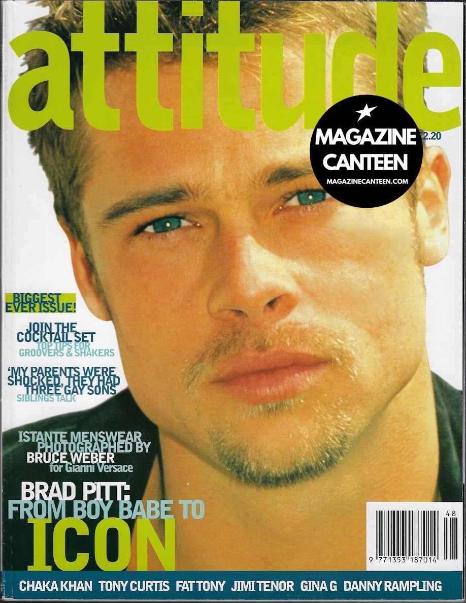 Attitude Magazine - Brad Pitt BRUCE WEBER Jason Shaw