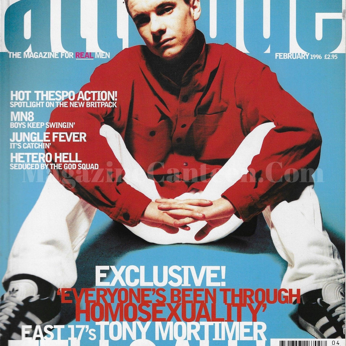 Attitude Magazine 22 Tony Mortimer East 17 John Hannah Michael Sheen