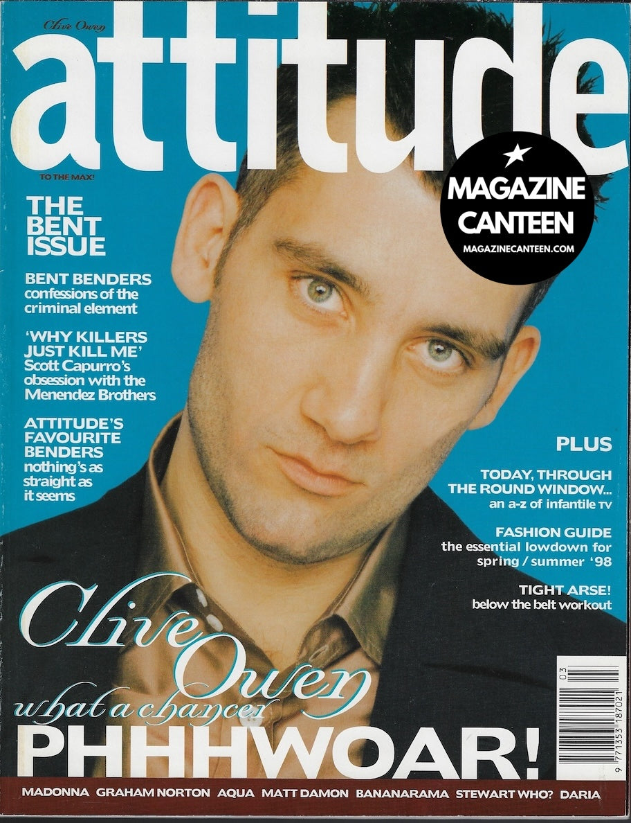 Attitude Magazine 47 - Clive Owen 1998