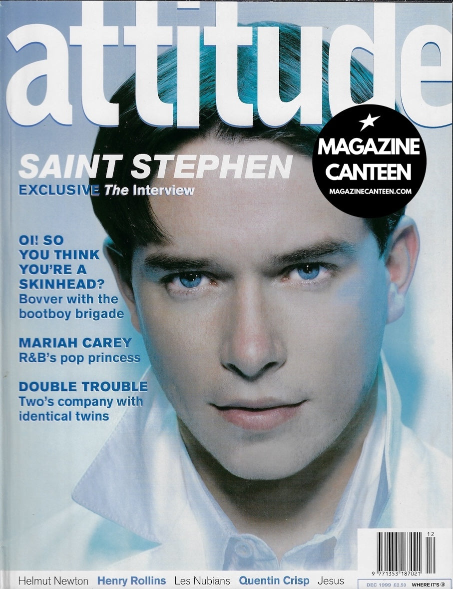 Attitude Magazine 68 - Stephen Gately BOYZONE Quentin Crisp
