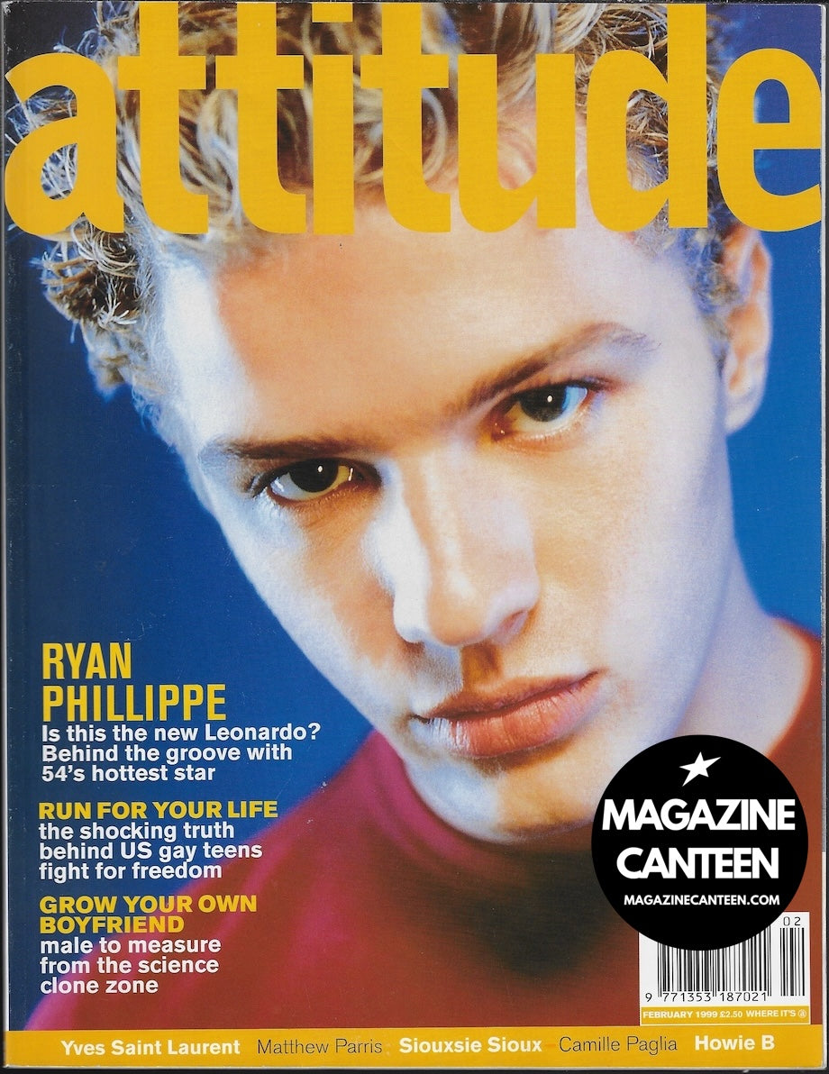 Attitude Magazine 58 - Ryan Phillippe SIOUXSIE SIOUX Colin Egglesfield