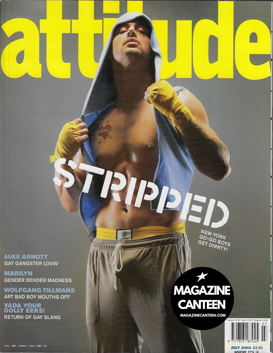 Attitude Magazine 111 - Stripped WOLFGANG TILLMANS Marilyn 2003