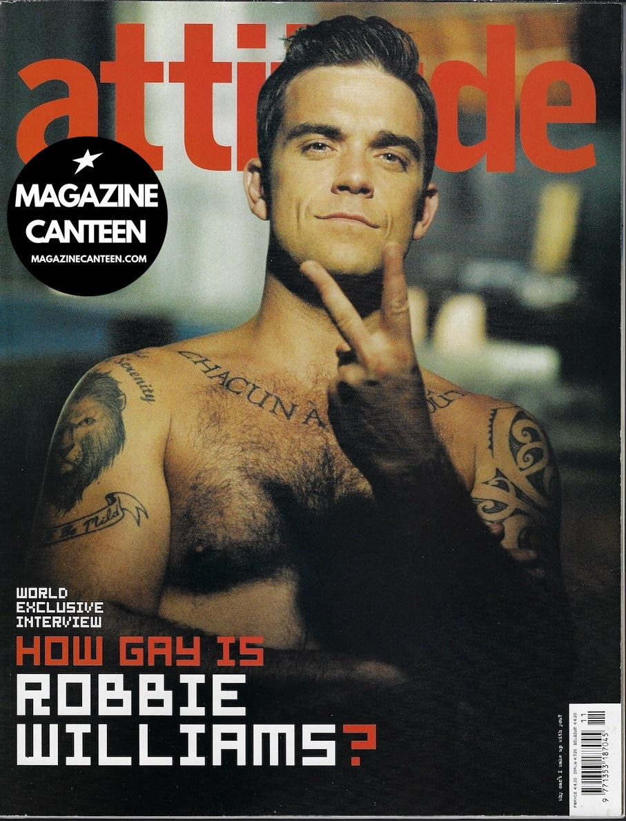 Attitude Magazine 127 - Robbie Williams TONY WARD James Dreyfus