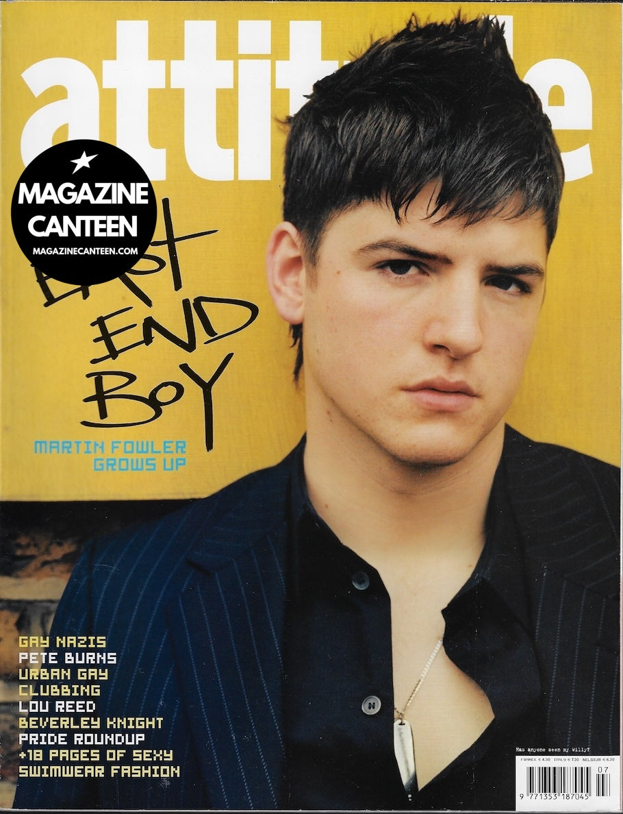 Attitude Magazine 123 - James Alexandrou NEIL TENNANT Pete Burns