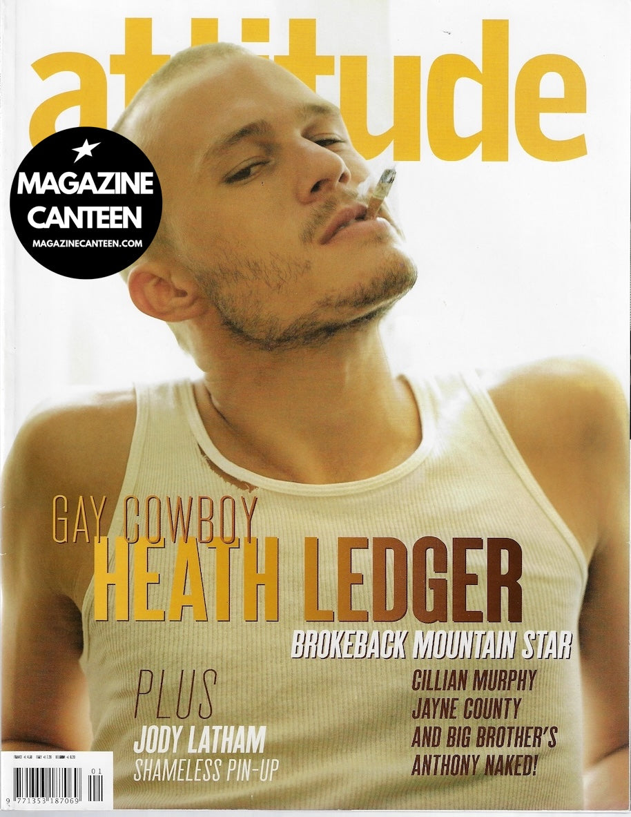 Attitude Magazine 141 - Heath Ledger CILLIAN MURPHY Jody Latham