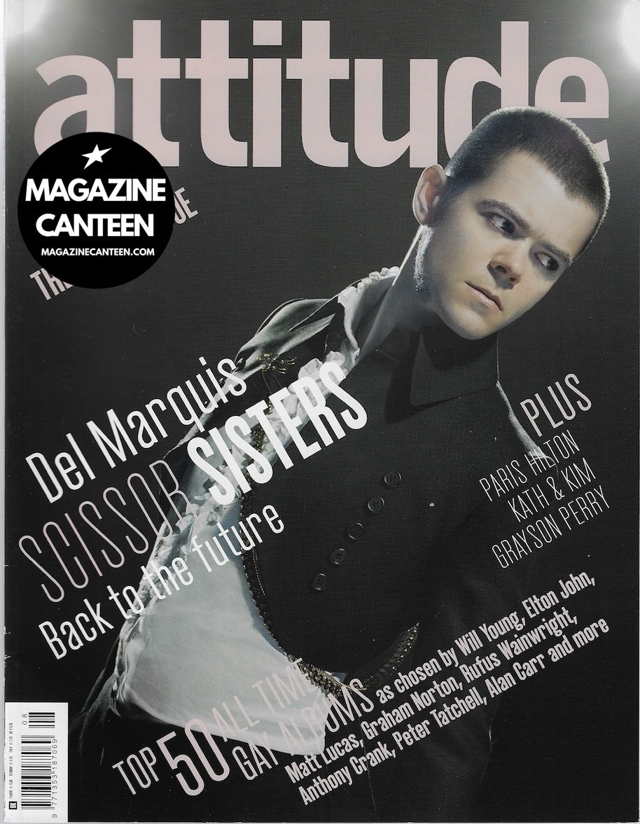 Attitude Magazine 148 - DEL MARQUIS The Scissor Sisters 2006