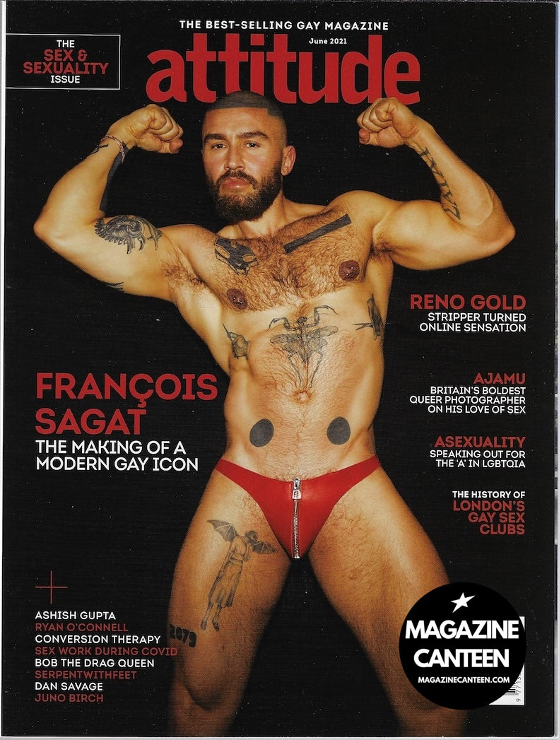 Attitude Magazine 335 - FRANCOIS SAGAT Reno Gold 2021